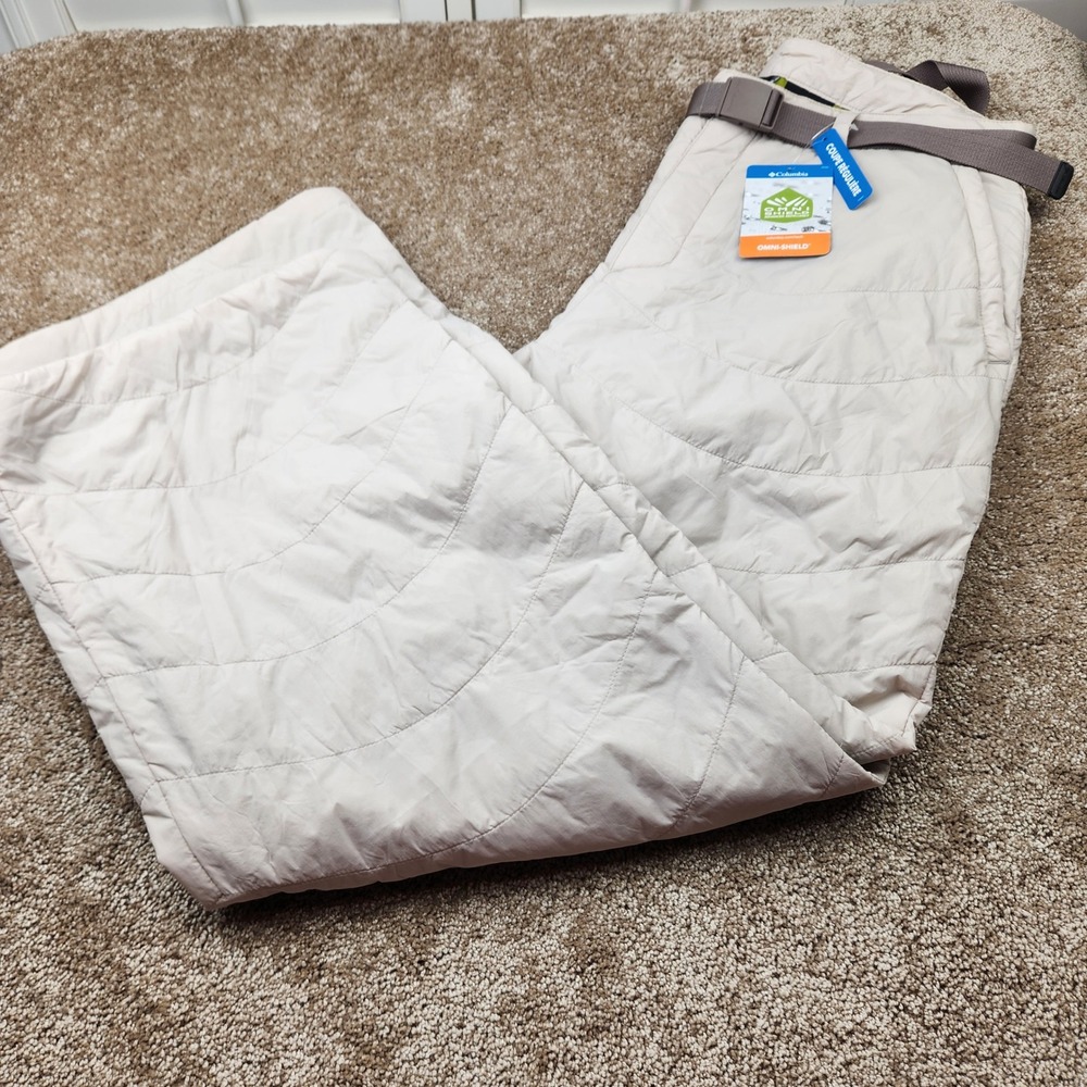 Columbia Wallowa Insulated Pants Womens 14 Regular Ancient Fossil WL5040-084 NEW